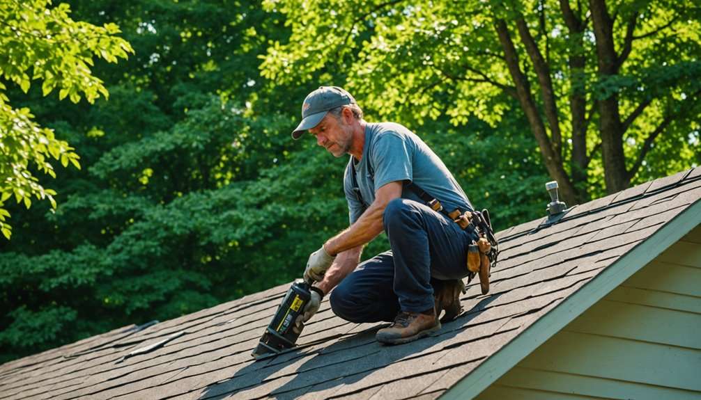 Professional steel roof installation process in progress on Fairview NJ home showing expert workmanship